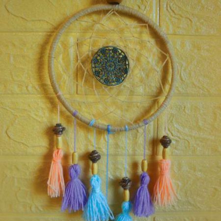 Boho Soul Dream Catcher-Multicolour tassels