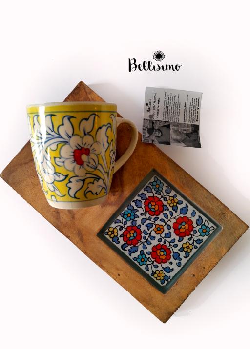 Kashikari Tea Platter & Mug Set-II_top
